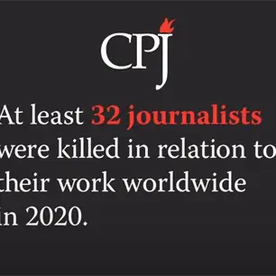Periodistas asesinados por su trabajo en 2020