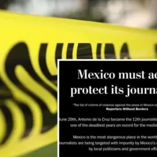 México rompió récord, es el país más peligroso para los periodistas: RSF