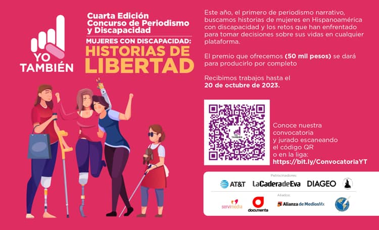 YoTambién convoca a su Cuarto Concurso de periodismo narrativo