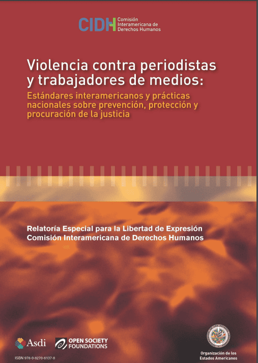 Violencia contra periodistas y trabajadores de medios