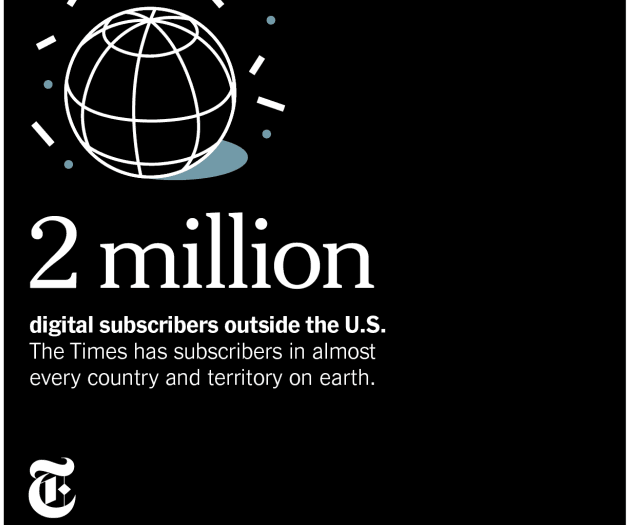 Supera el NYT las 2 millones de suscripciones digitales fuera de EU