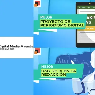 Dos miembros de la Alianza de Medios Mx entre los finalistas en premios Digital Media Awards Américas 2025 de WAN-IFRA