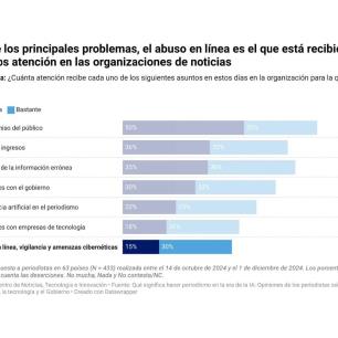 Periodistas sufren creciente abuso digital, pero los medios no lo consideran tan relevante: encuesta CNTI