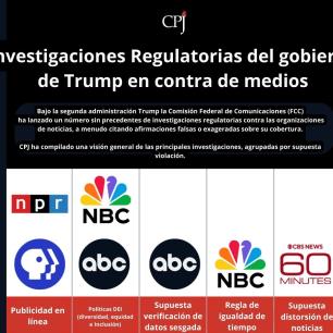 Primeros 100 días de la administración Trump, con efecto disuasorio que limitaría la libertad de prensa: Informe CPJ