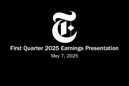 El New York Times suma 250 mil nuevas suscripciones digitales y eleva 14.4% sus ingresos en el primer trimestre de 2025