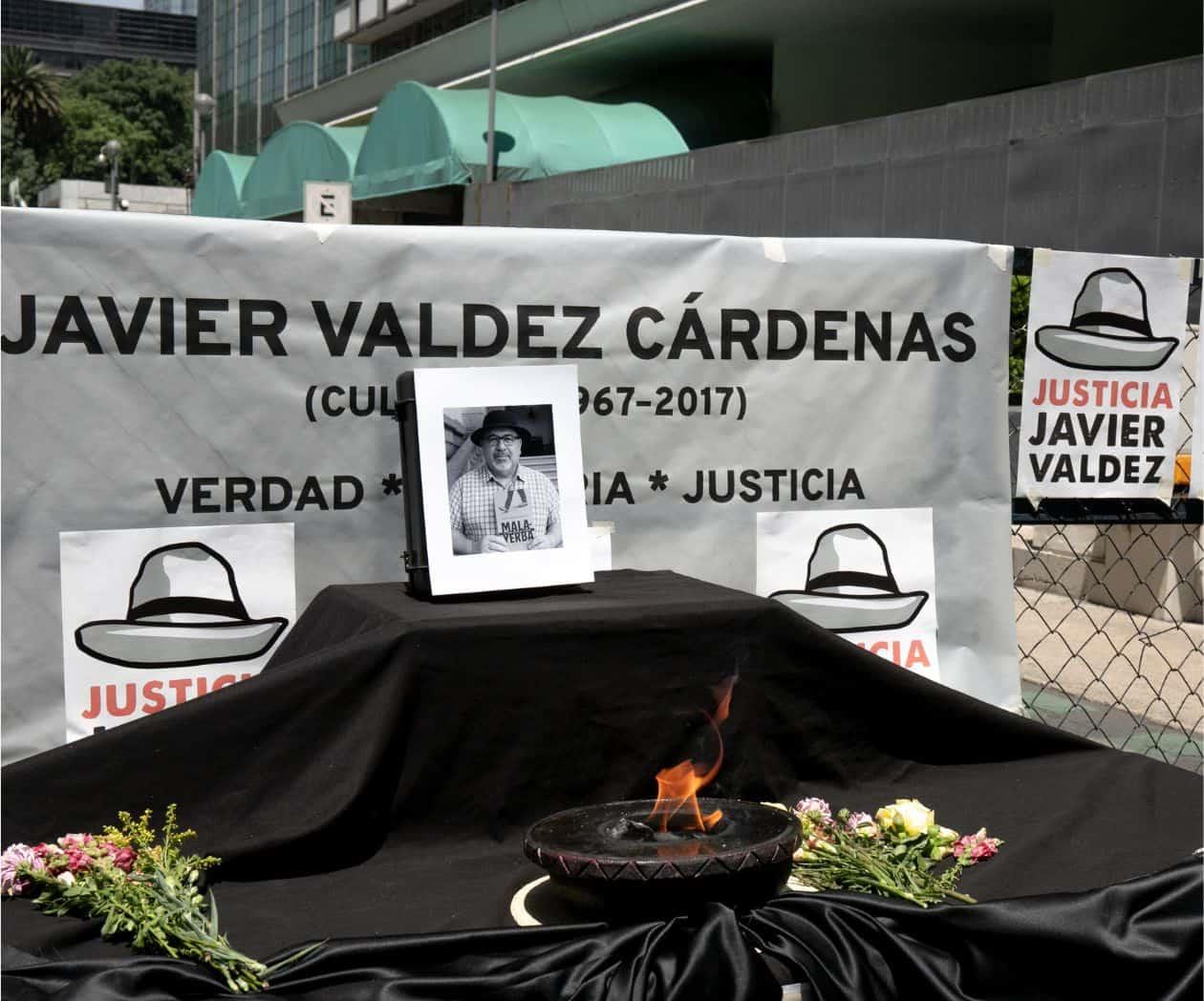 Organizaciones y familiares del periodista Javier Valdez exigen justicia a 8 años de su asesinato