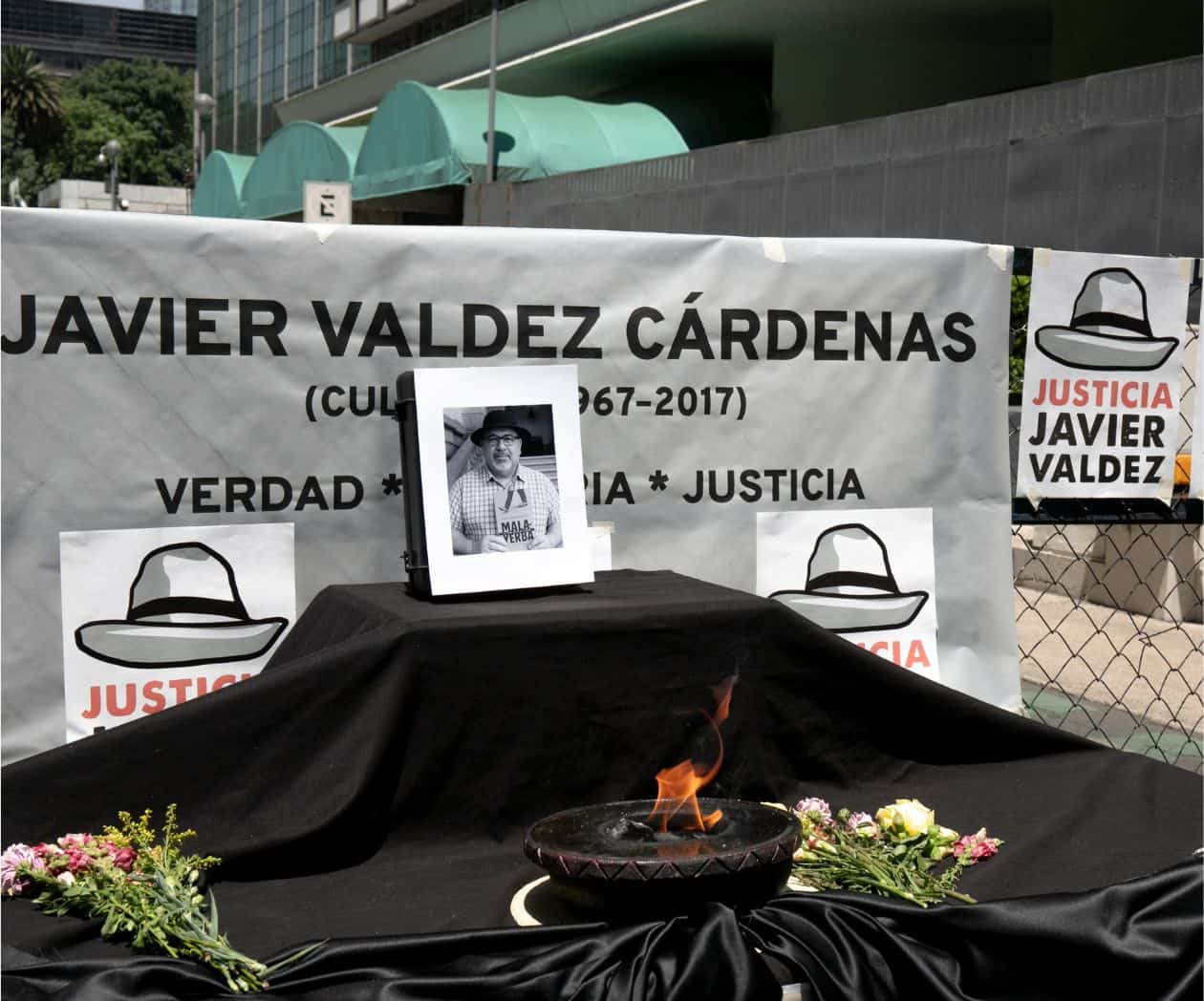 Organizaciones y familiares del periodista Javier Valdez exigen justicia a 8 años de su asesinato