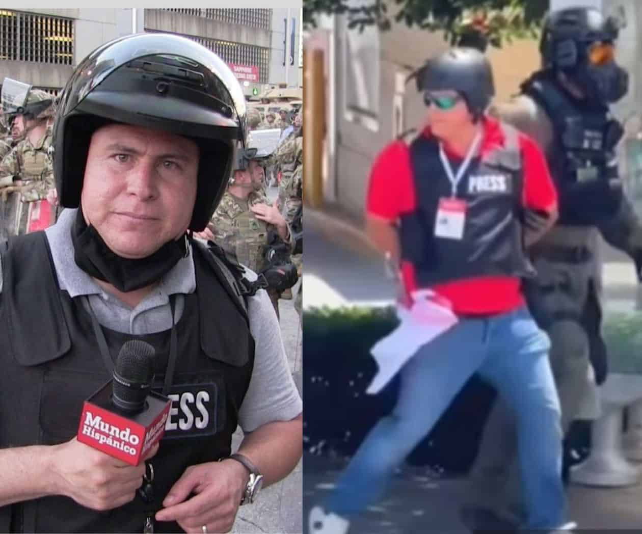 Video muestra a Mario Guevara, periodista salvadoreño, previo a su arresto en Georgia tras cubrir una protesta