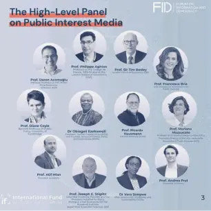 Las economías saludables necesitan un buen periodismo, afirman 11 de los principales economistas del mundo