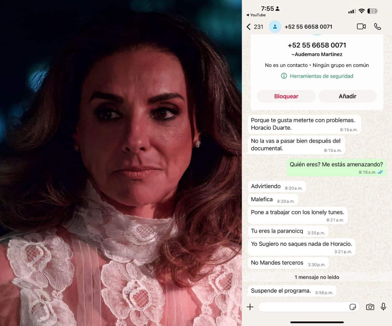 Amenazan a la periodista Lourdes Mendoza tras investigar “huachicol fiscal”