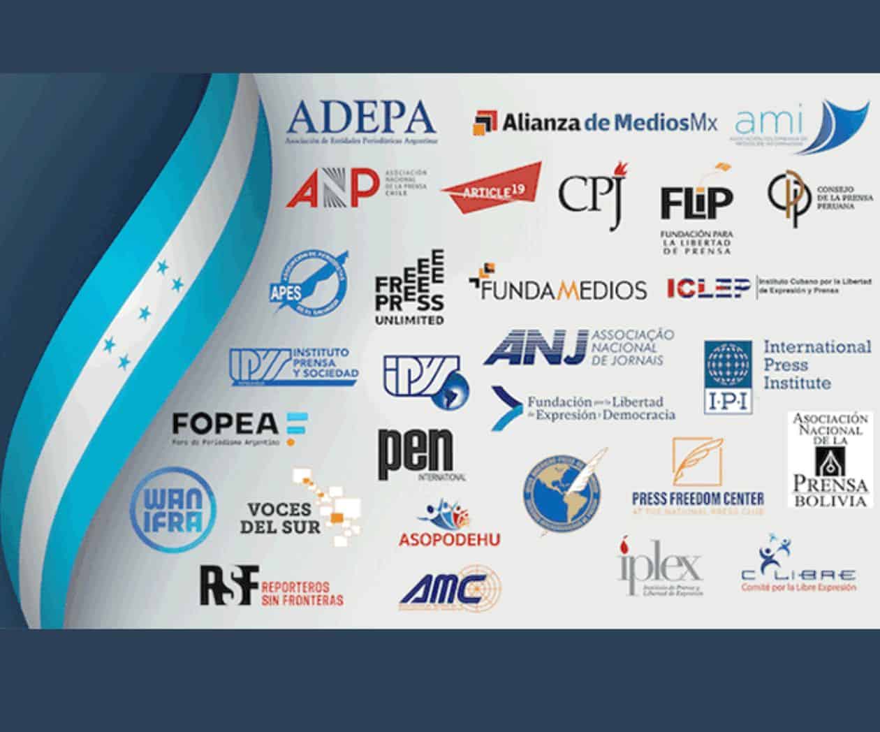 Cerca de 30 organizaciones internacionales denuncian clima de hostigamiento y censura contra la prensa en Honduras