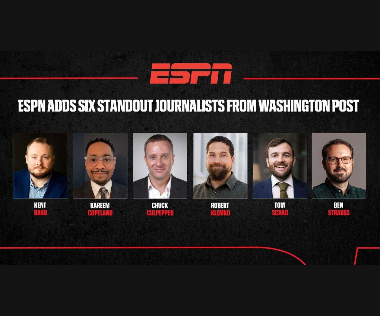 ESPN contrata a seis periodistas deportivos del Washington Post tras recortes laborales