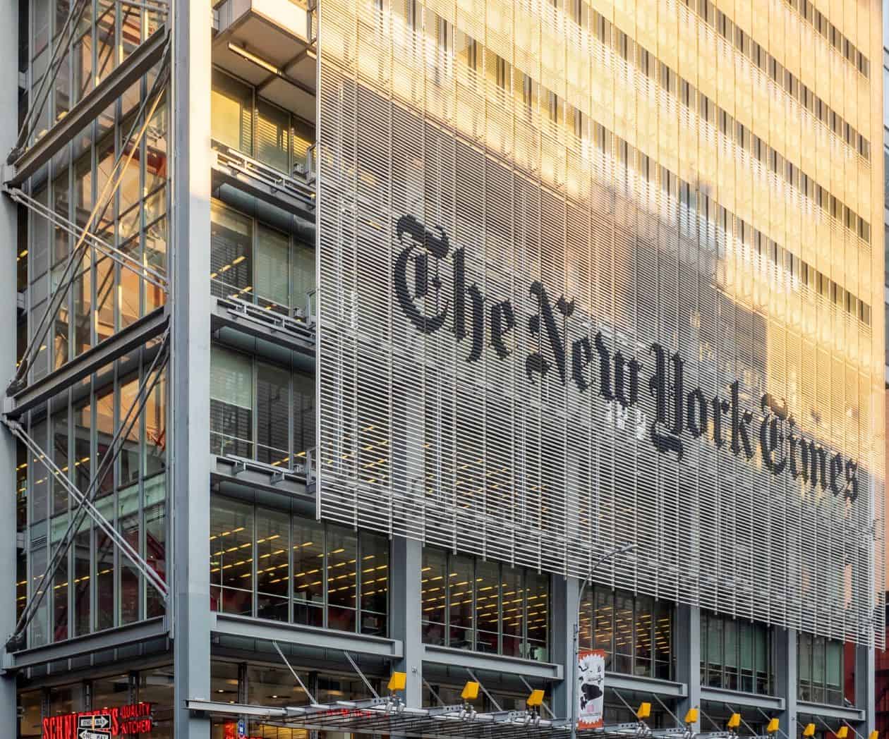 La redacción de The New York Times alcanza récord de 2,300 periodistas, en un entorno de contracción de plazas en EU