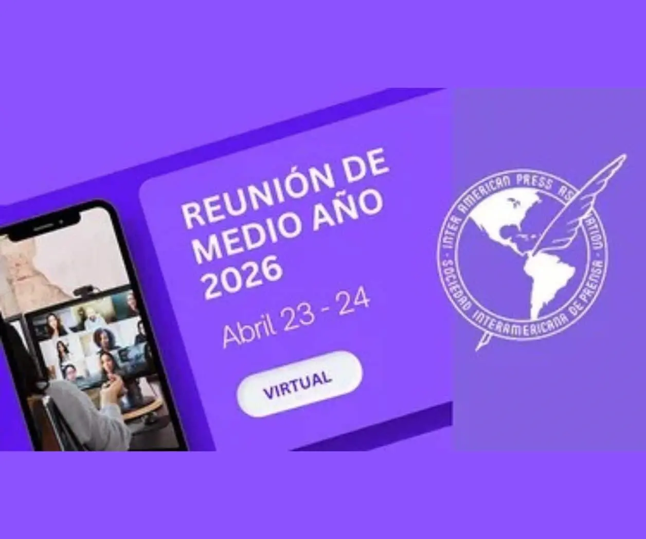 Regístrate, este mes es la Reunión de Medio Año de la SIP 2026