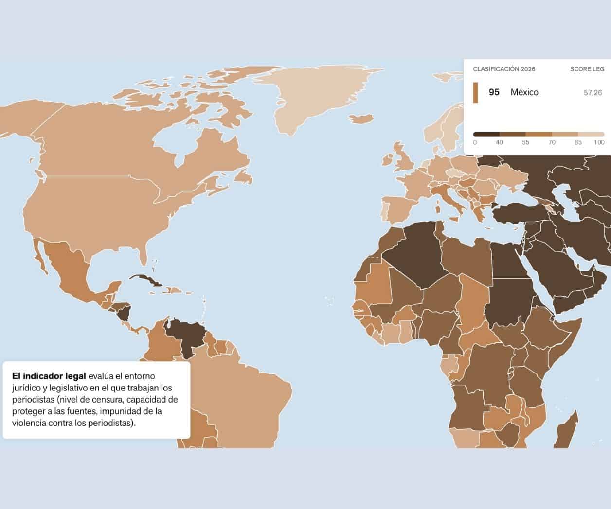 México sigue entre los países más peligrosos para el periodismo por seguridad y acoso judicial: director de RSF en LATAM