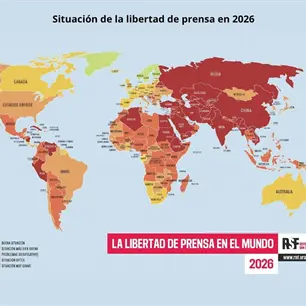 Índice Mundial de Libertad de Prensa 2026, en su peor nivel en 25 años: RSF
