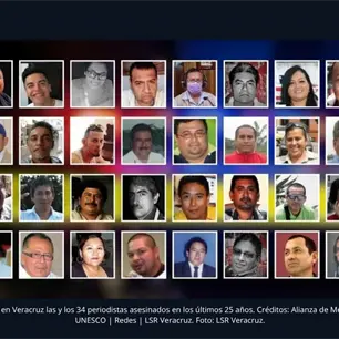 El horror en Veracruz: los 34 periodistas asesinados en los &uacute;ltimos 25 a&ntilde;os