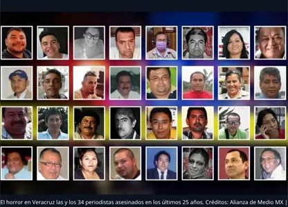 El horror en Veracruz: los 34 periodistas asesinados en los últimos 25 años