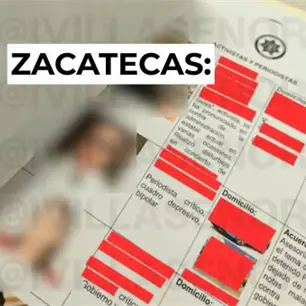 Zacatecas: autoridades hacen uso de lista para perfilar a periodistas y personas defensoras como voces "cr&iacute;ticas"